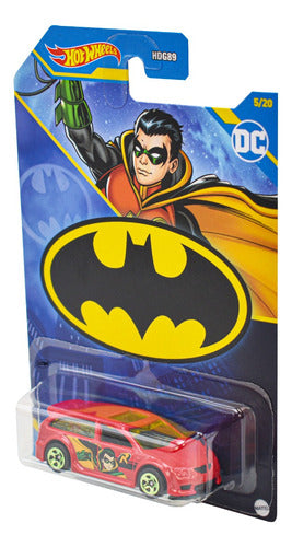 Hot Wheels Batman Hdg89 Pack 5 Vehiculos #1 Mattel Negro