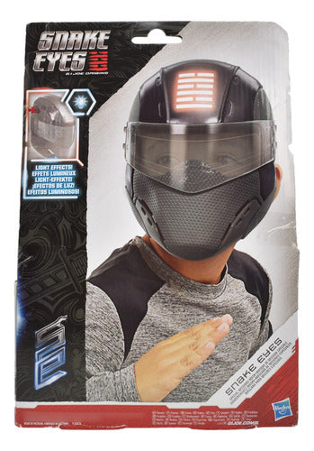 Mascara Con Luz Gi Joe Misiones Especiales Hasbro Cd Negro Snake Eyes