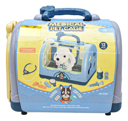 Jaula Medica Para Mascotas Juguete Con 12pz 2222