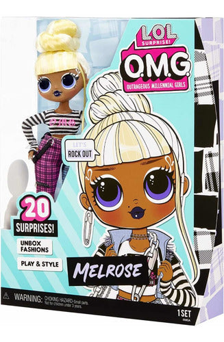 Muñeca Lol Surprise Omg Melrose + 20 Sorpresas Original