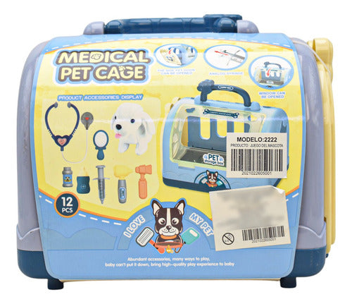 Jaula Medica Para Mascotas Juguete Con 12pz 2222