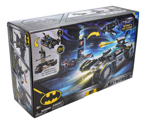Batman Ultimate Transforming Batmobile Spin Master Da Negro/Gris/Azul