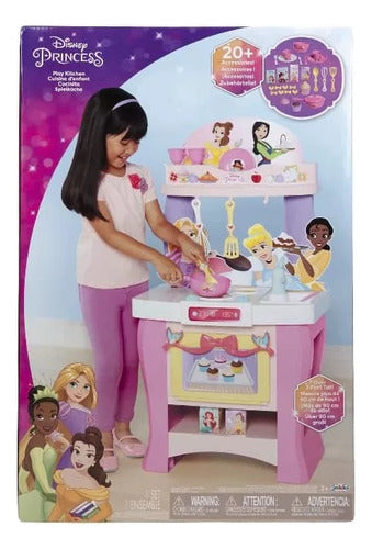Cocinita Princess Disney Con Accesorios Jakks Pacific Cd Color ROSA/BLANCO/MORADO