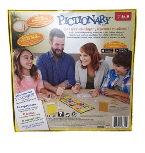 Pictionary Juego De Mesa Mattel