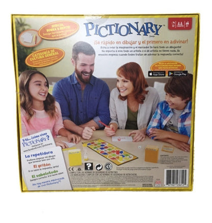 Pictionary Juego De Mesa Mattel