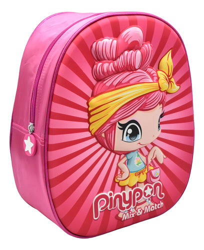 Mini Backpack Pinypon Mix And Match 3d Rosa 15952 Famosa