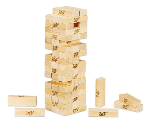 Juego De Mesa Hasbro Gaming Jenga Clásico De Madera +6 Años