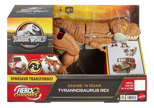 Jurassic World Tyrannosaurus Rex Atrapa Ruge Changers Mattel