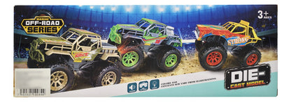 Maniac Off Road Series Set 2 Vehiculos 15cm Hj900g Strong Rojo/azul