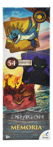 Dragones Pack Rompecabezas Domino Y Memoria Novelty