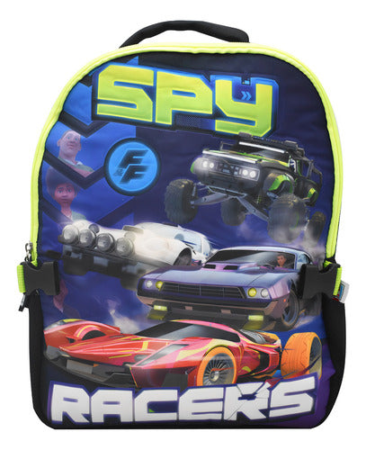 Mochila Con Lonchera Fast And Furious Spy Racers Relieve 3d Primaria Fotorama Color Negro