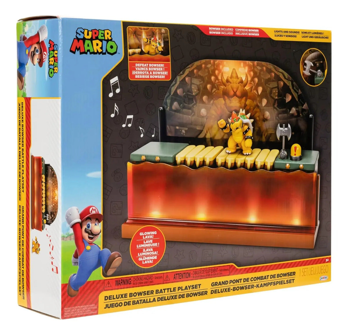 Super Mario Juego De Batalla Deluxe De Bowser Jakks Pacific Multicolor