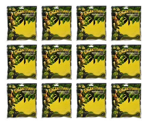 Gigantosaurus Foami Moldeable Pack 12 Pzas #2 Bestway Amarillo