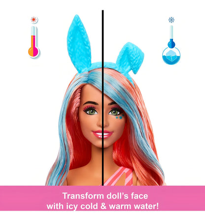 Barbie Pop Reveal Conejo Color Change 8 Sorpresas Mattel