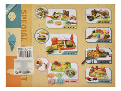 Juego De Comida Special Gourmet Hamburguesas Xj506