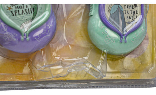 Walkie Talkie Disney Ariel Cenicienta 70m Alcance Toymark Cf Violeta / Celeste