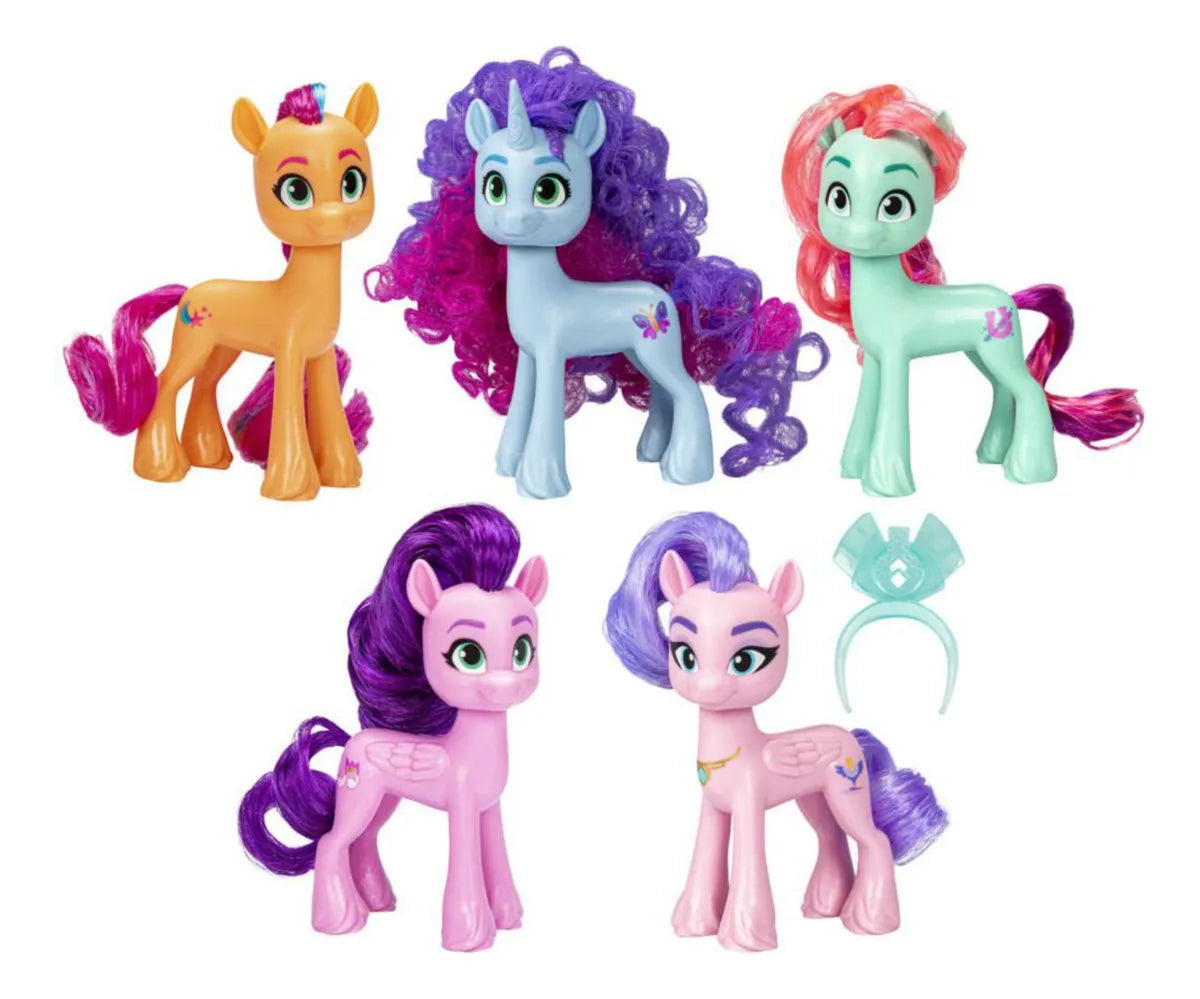 Colección Deja Tu Marca My Little Pony, 5 ponis, + 3 años