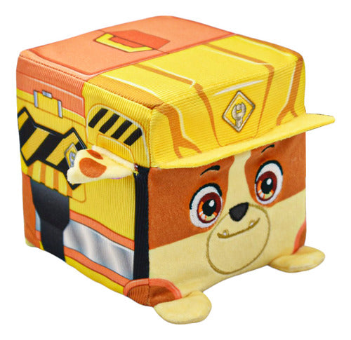 Paw Patrol Rubble And Crew Pack 3 Peluches #1 Spin Master Multicolor