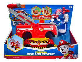 Paw Patrol Marshall Levántate Y Rescata Spin Master Rojo