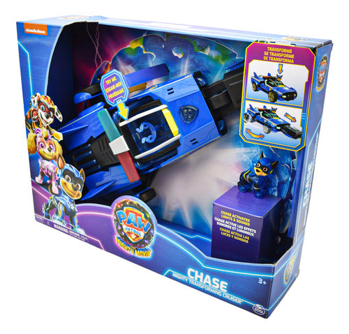 Paw Patrol The Mighty Movie Luz Y Sonido 40cm Spin Master Da Azul