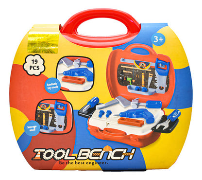 Maletín De Herramientas De Juguete 19 Pzas Tool Bench 2a204