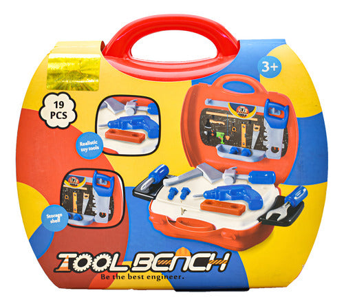 Maletín De Herramientas De Juguete 19 Pzas Tool Bench 2a204