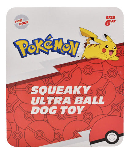 Juguete Mordible De Pokemon Para Perro 3 Pz Jazwares