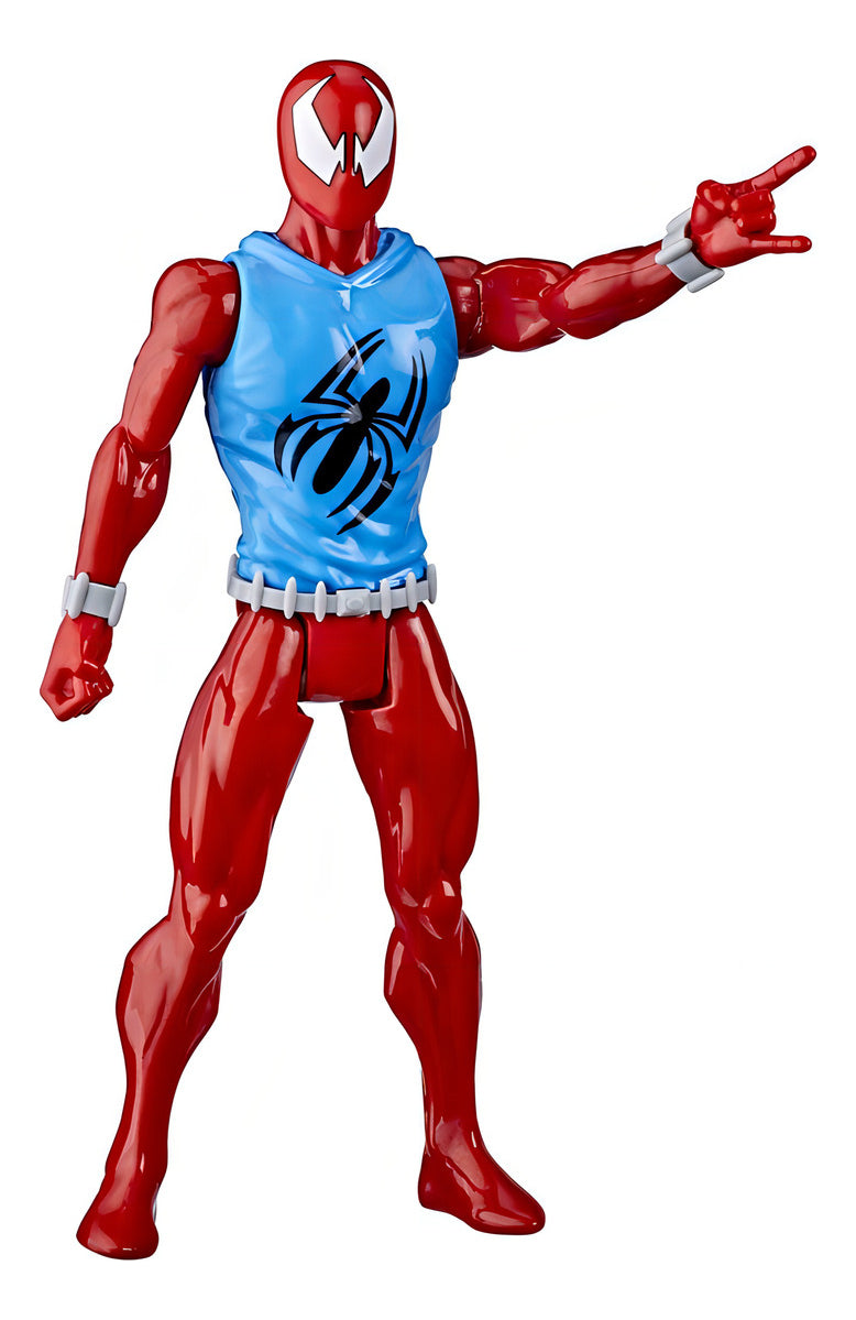 Hasbro Marvel Figura de Acción Scarlet Spiderman Titan Hero +4