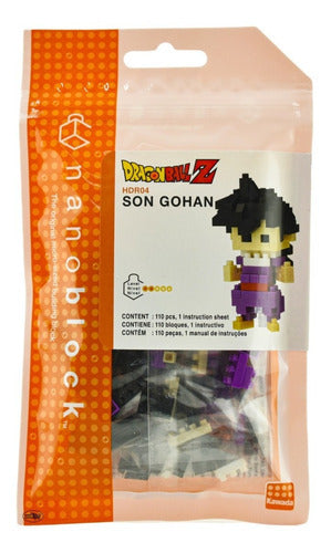 Nanoblock Dragon Ball Z Son Gohan 110 Piezas HDR04 Bloques Plástico