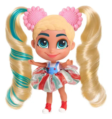 Muñeca Hairdorables Shortcuts 16cm Articulada Con 8 Sorpresas Incluidas