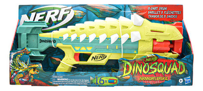 Nerf Dinosquad Armorstrike 16 Dardos Hasbro Da Verde Lima