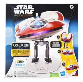 Star Wars Obi Wan Kenobi LO LA59 Animatronic Hasbro CD LO LA59 White/Red
