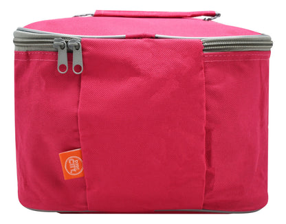 Lonchera De Poliéster Fucsia Lb15bc-18x Basic City Liso