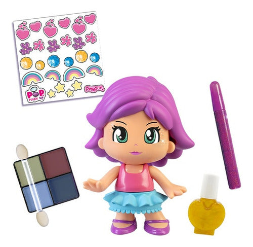 Pinypon Pop Y Make Up Muñeca 17 Cm Diseña Famosa