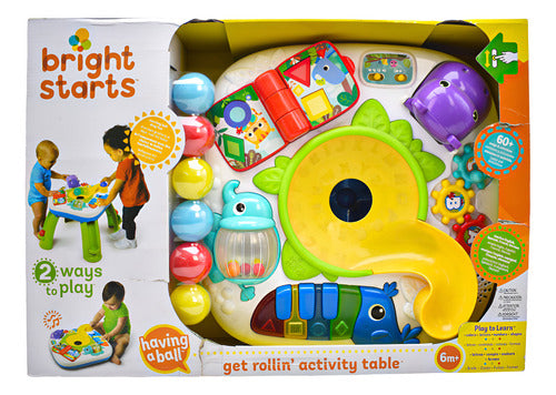 Mesa De Actividades Get Rollin 60 Sonidos Bright Starts Da Multicolor