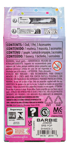 Barbie Pop Reveal Chelsea Shakes Pack 2pz 5 Sorpresas Mattel