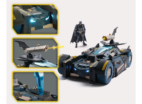 Batman Ultimate Transforming Batmobile Spin Master Da Negro/Gris/Azul