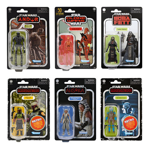 Star Wars Vintage Y Retro Collection Pack 6 Piezas #3 Hasbro