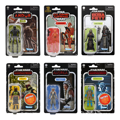 Star Wars Vintage Y Retro Collection Pack 6 Piezas #3 Hasbro