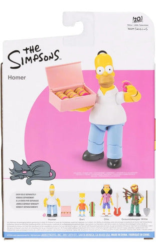 Los Simpsons Pack 4 Figuras Articuladas Jakks Pacific
