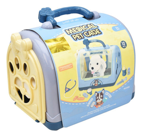 Jaula Medica Para Mascotas Juguete Con 12pz 2222