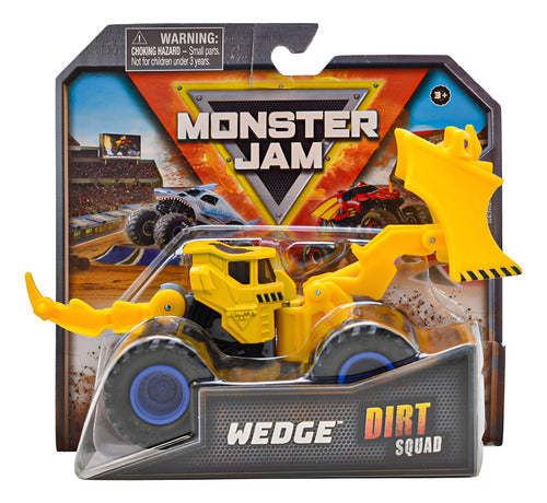 Monster Jam Dirt Squad Wedge Amarillo 1:64 Spin Master Cf Amarillo