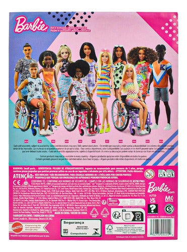 Barbie Ken Fashionista En Silla De Ruedas 196 24cm Mattel Cf