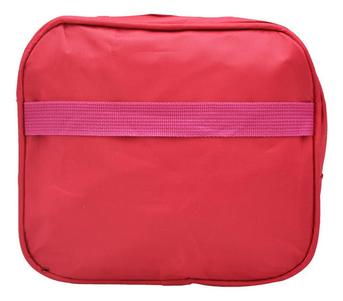 Mochila Con Ruedas Lonchera Lapicera Sweet Primaria Rosa 3d