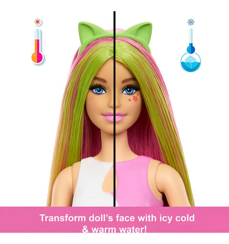Barbie Pop Reveal Gato Color Change 8 Sorpresas Mattel