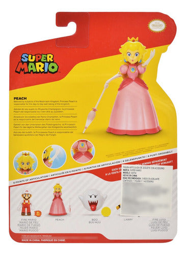 Super Mario Pack Peach Y Mario Mapache Jakks Pacific