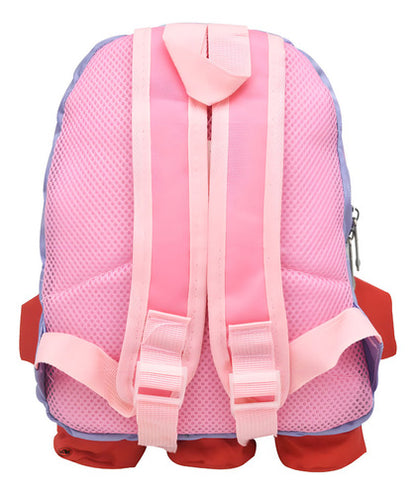 Mochila Maternal Lluvia Cohete Espacial 3D Lila Rosa 5L Bebés