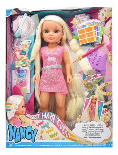 Nancy Super Melena Muñeca 43cm Famosa Cd