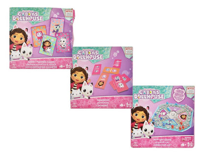 Gabbys Dollhouse Pack 3 Juegos De Mesa Spin Master Cd