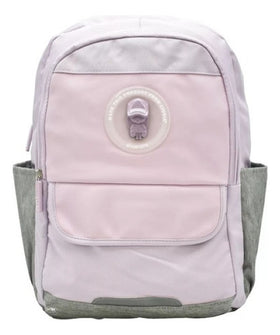 Mochila Escolar Lluvia Lila 14L Diseño Liso Our Life Niños Primaria